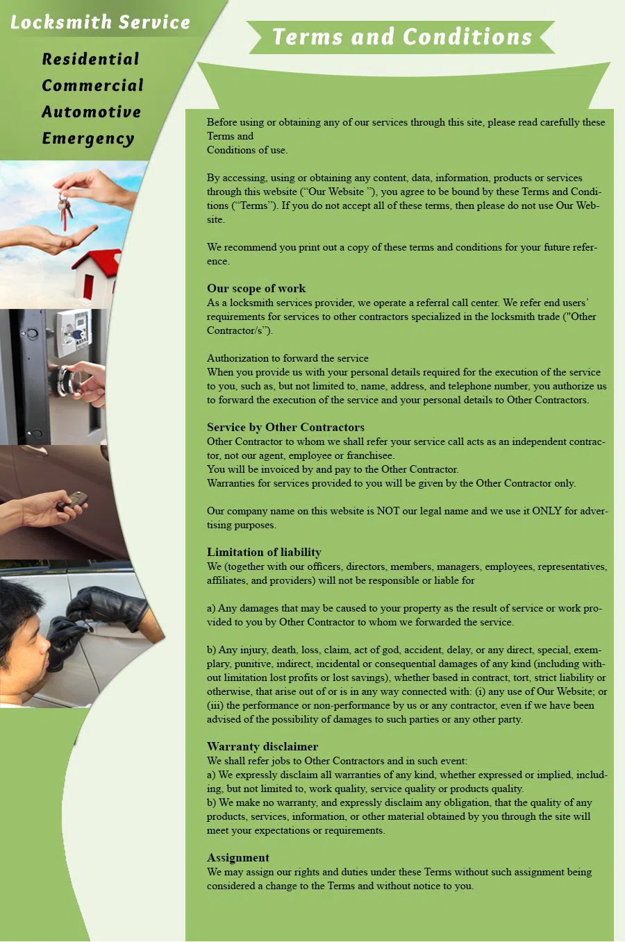 Baldwin PA Locksmith Store Baldwin, PA 412-212-0509 - terms-and-condition-c-22